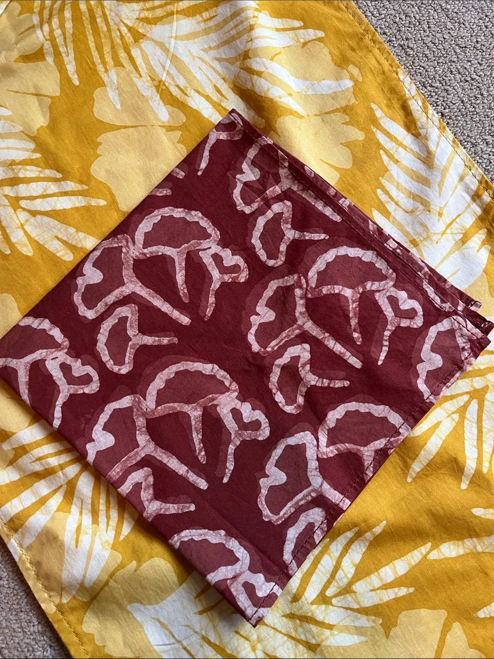 Harvest gold Printed Kitchen Linen Set